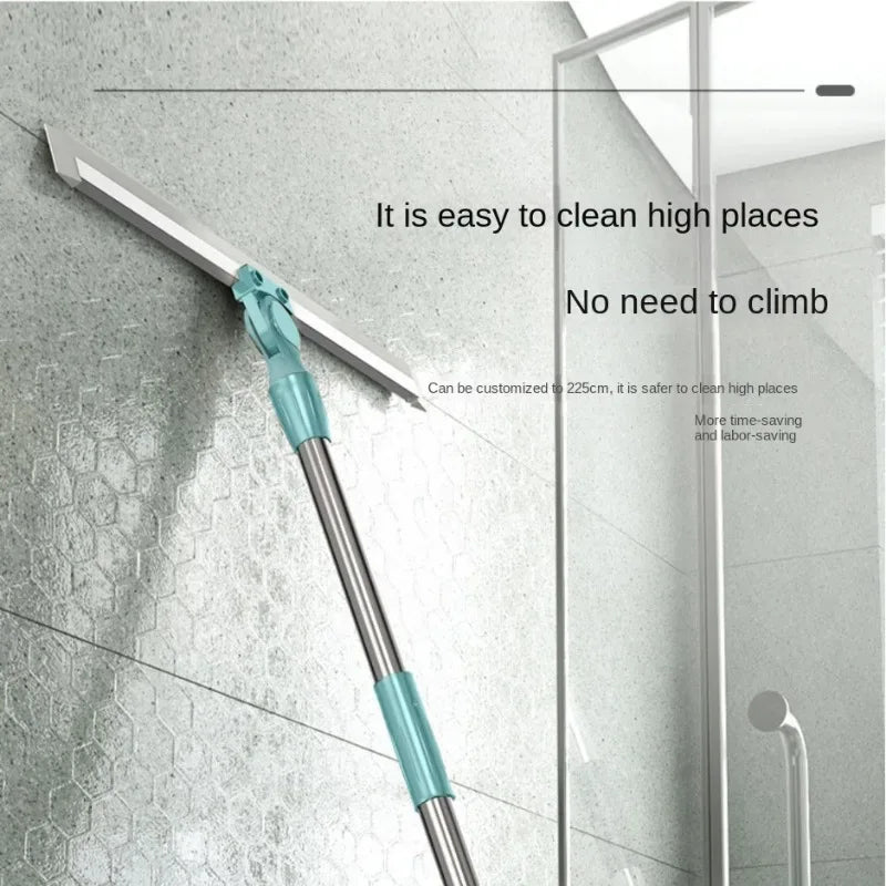 Silicone Floor Wiper Broom – Magic Bathroom Cleaner - Clarify.pk