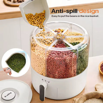 Ecoco Heavy Duty Cereal Dispenser – 10kg Wall Mounted Grain Storage - Clarify.pk