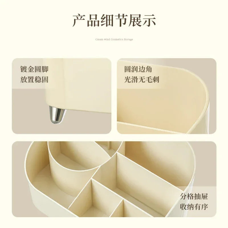 Large Capacity Makeup Organizer with Lid - Clarify.pk