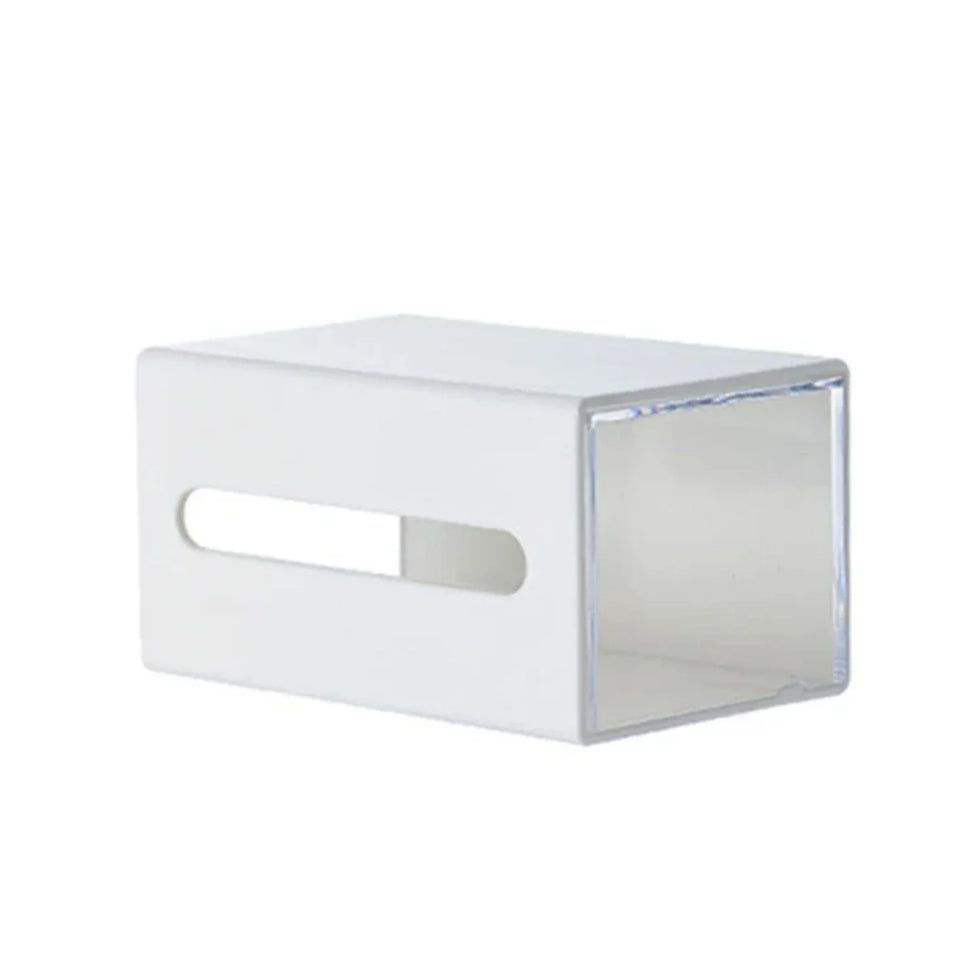 Punch-Free Makeup Cotton & Hair Clip Storage Box - Clarify.pk