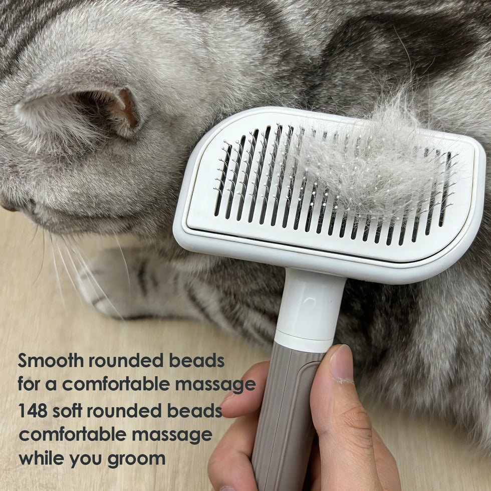 3-in-1 Pet Hair Remover & Dog Grooming Brush
