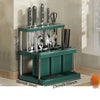 Kitchen Cutlery Holder – Stainless Steel Utensil Organizer (Random color) - Clarify.pk