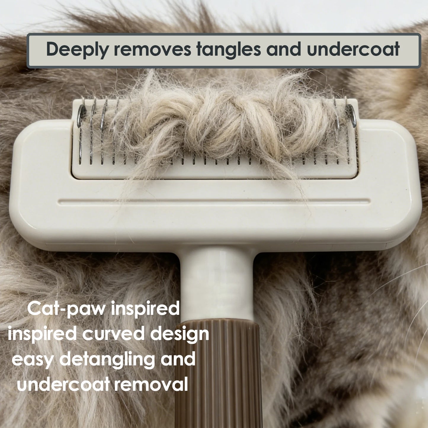 3-in-1 Pet Hair Remover & Dog Grooming Brush