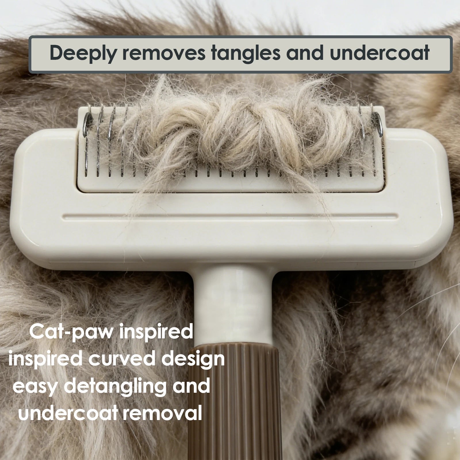 3-in-1 Pet Hair Remover & Dog Grooming Brush