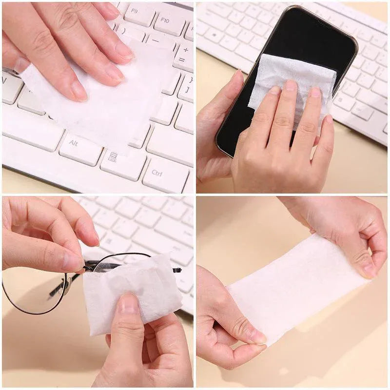 Portable Cartoon Canned Wet Wipes – 30 Sheets Travel Pack - Clarify.pk