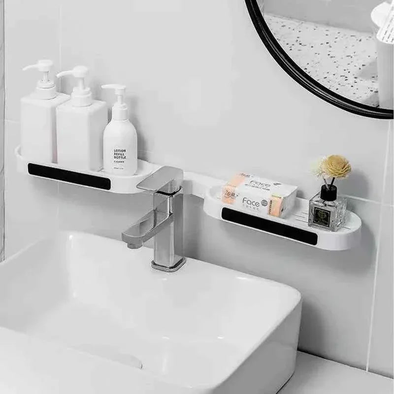 Bathroom Corner Shelf - Stylish and Space-Saving Storage Solution - Clarify.pk