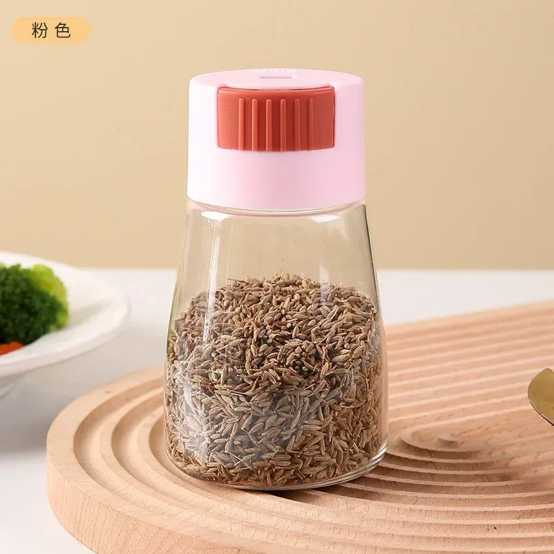 High Quality Glass Salt Shaker – Adjustable Seasoning Jar (Random Design)