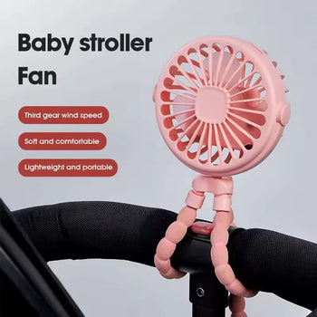 Tripod Style Hand Fan – Portable Rechargeable Cooling Fan - Clarify.pk