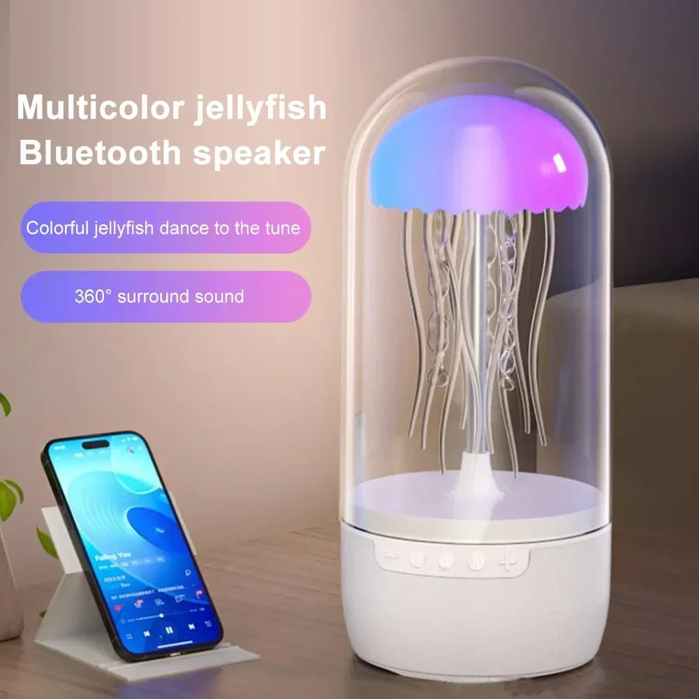 Jellyfish Bluetooth Speaker – HiFi Wireless Sound & LED Mood Light