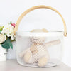Wire Mesh Fruit & Vegetable Basket – Round Portable - Clarify.pk