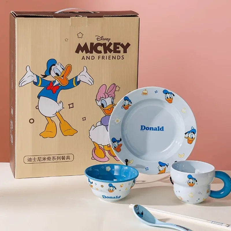 Disney Donald Duck Kids Dinner Set – 5-Piece Gift Box - Clarify.pk