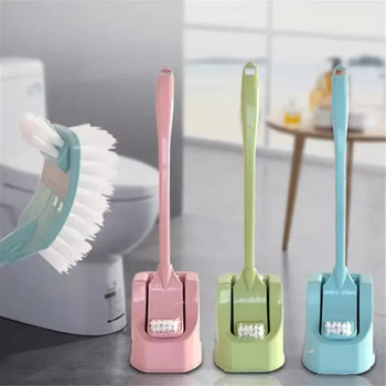 Long Handle Toilet Brush with Holder – Deep Clean Tool - Clarify.pk