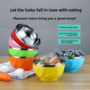 Colorful Stainless Steel Bowl – Heat-Resistant & Anti-Fall (each) - Clarify.pk