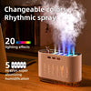Silent 5-Hole Air Humidifier with Aromatherapy Light - Clarify.pk