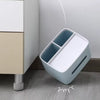 Nordic Style Tissue Box – Waterproof 2-Compartment Holder - Clarify.pk