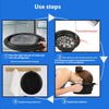 Silicone Ice Face Wash Bowl - Foldable Cold Compress Facial Tool