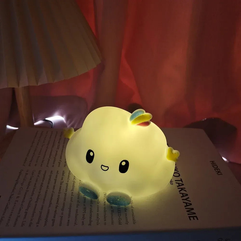 Cute Cloud Night Light – Soft Ambient Bedside Lamp - Clarify.pk