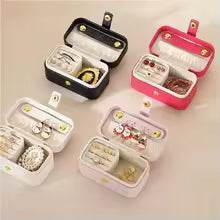 Mini Portable Travel Jewelry Box & Organizer