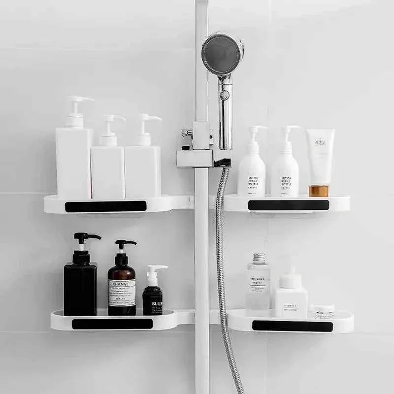 Bathroom Corner Shelf - Stylish and Space-Saving Storage Solution - Clarify.pk