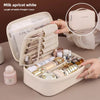 PU Leather Travel Makeup Bag – Large Capacity Organizer (Random color)