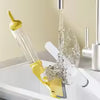 3-in-1 Window Wiper – Spray, Scrub & Squeegee Glass Cleaning Tool