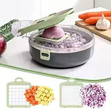 9-in-1 Vegetable Grinder & Cutter – Multifunctional Kitchen Tool - Clarify.pk