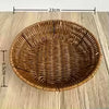 Luxury Round Faux Rattan Basket