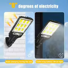 SolShield High-Power Outdoor Solar Street Light with Remote Control