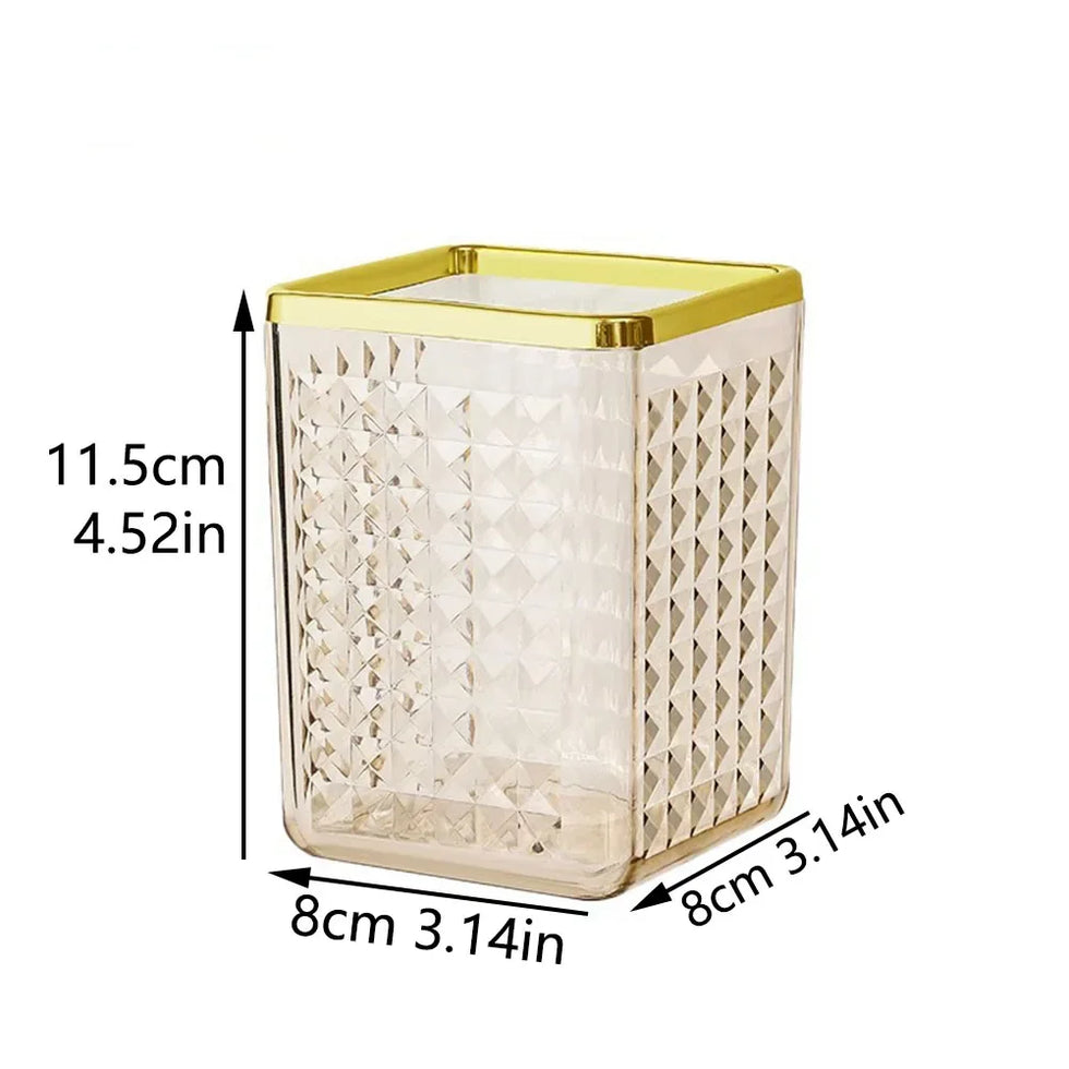Makeup Brush Storage Box – Cosmetic & Lipstick Organizer