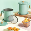 1.4L colorful stainless steel oil storage pot with fine mesh strainer and lid Trenducts Pakistan
