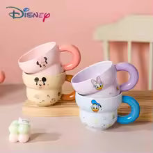 Disney Mickey & Friends Bubble Pastel Ceramic Mug – Donald Duck 3D Sculpted Handle Coffee Cup