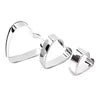 12pcs Stainless Steel Cookie Cutter Set – Star, Heart, Round & Flower