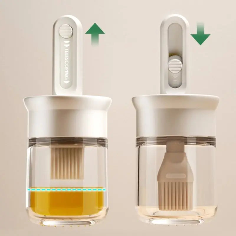 Glass Oil Dispenser Bottle 300ml – Leak Proof Kitchen Oil Pot