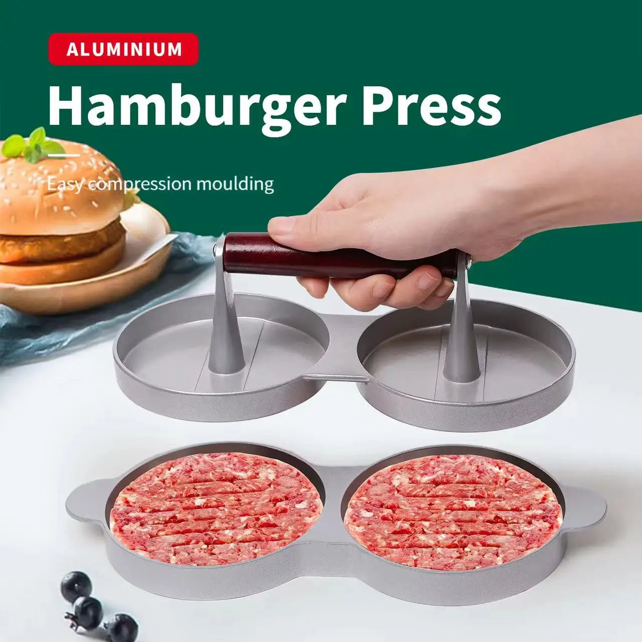 Ultimate Hamburger Meat Press & Patty Maker Kit