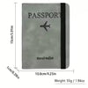 Men’s Premium PU Leather Travel Passport Wallet – Multi-Functional Card Holder & Passport Purse for Business Travel & Document Organization