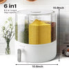 Ecoco Heavy Duty Cereal Dispenser – 10kg Wall Mounted Grain Storage