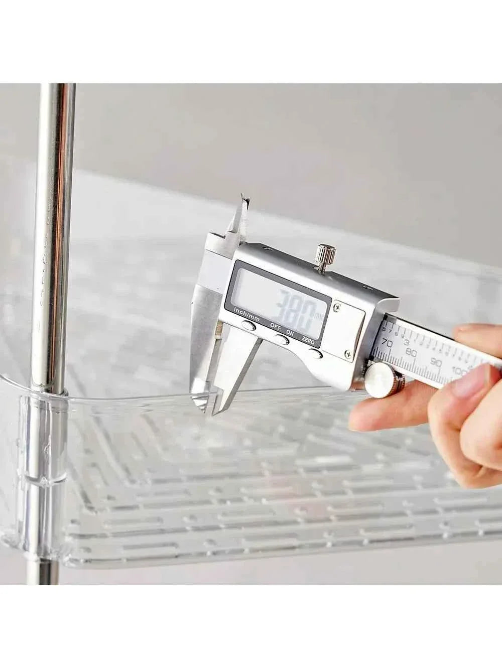 Acrylic Triangle Corner Trolley for Space-Saving Storage Solutions - Clarify.pk