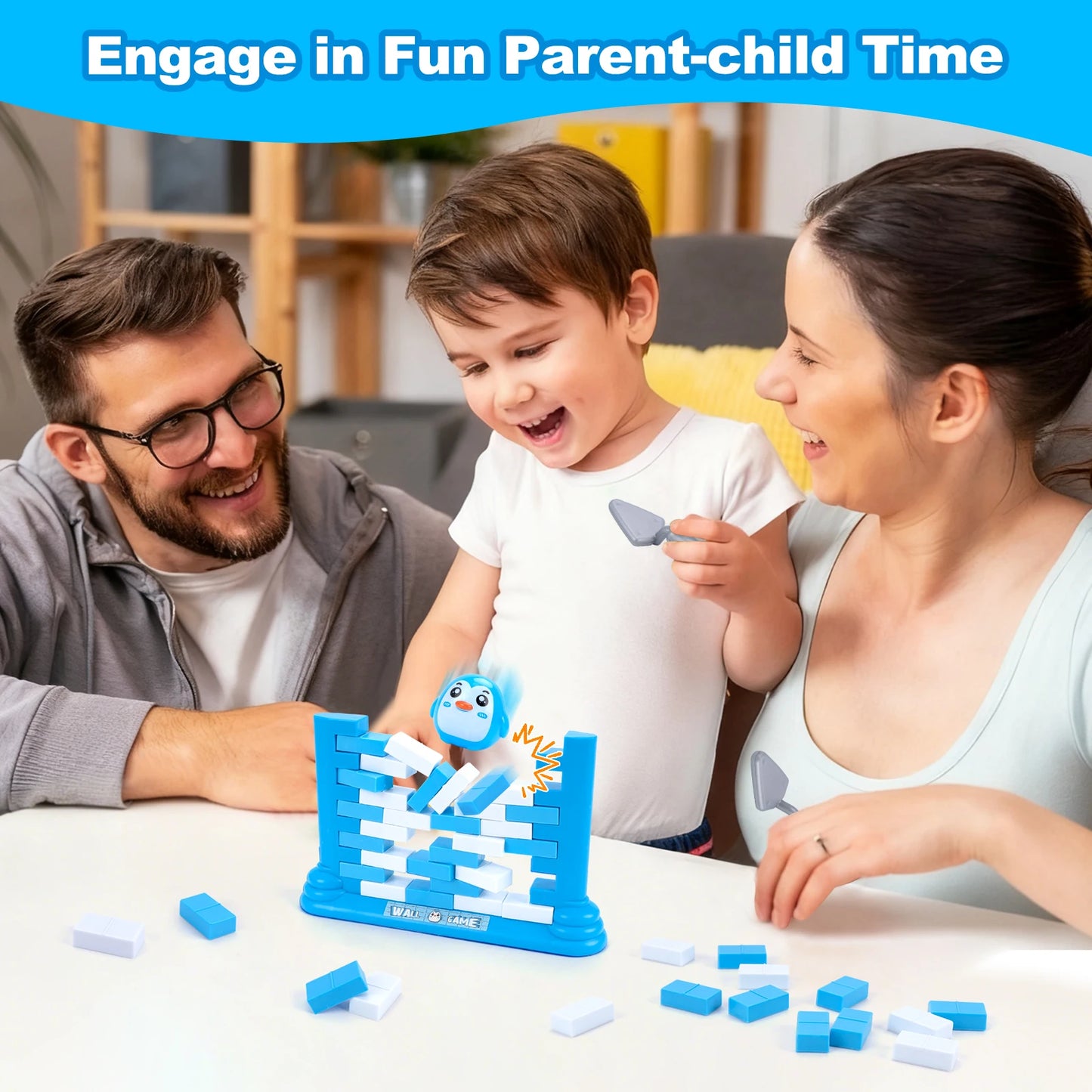 Penguin Ice Breaker Trap Toy – Kids Balance Block Game