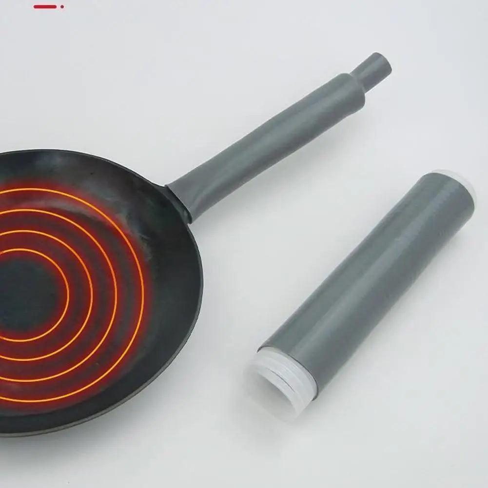 Silicone Pot Handle Cover - Heat Resistant Pan Handle Sleeve for Cast Iron Skillet & Frying Pan