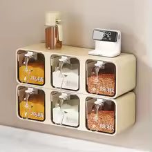 Heavy-Duty Wall-Mounted Spice Rack & Kitchen Organizer