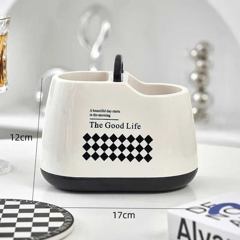 Kitchen Utensil & Cutlery Organizer Rack - Clarify.pk