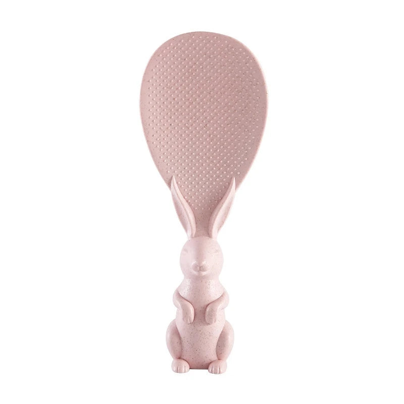 Cartoon Rabbit Rice Spoon 2 Pieces Set – Heat Resistant