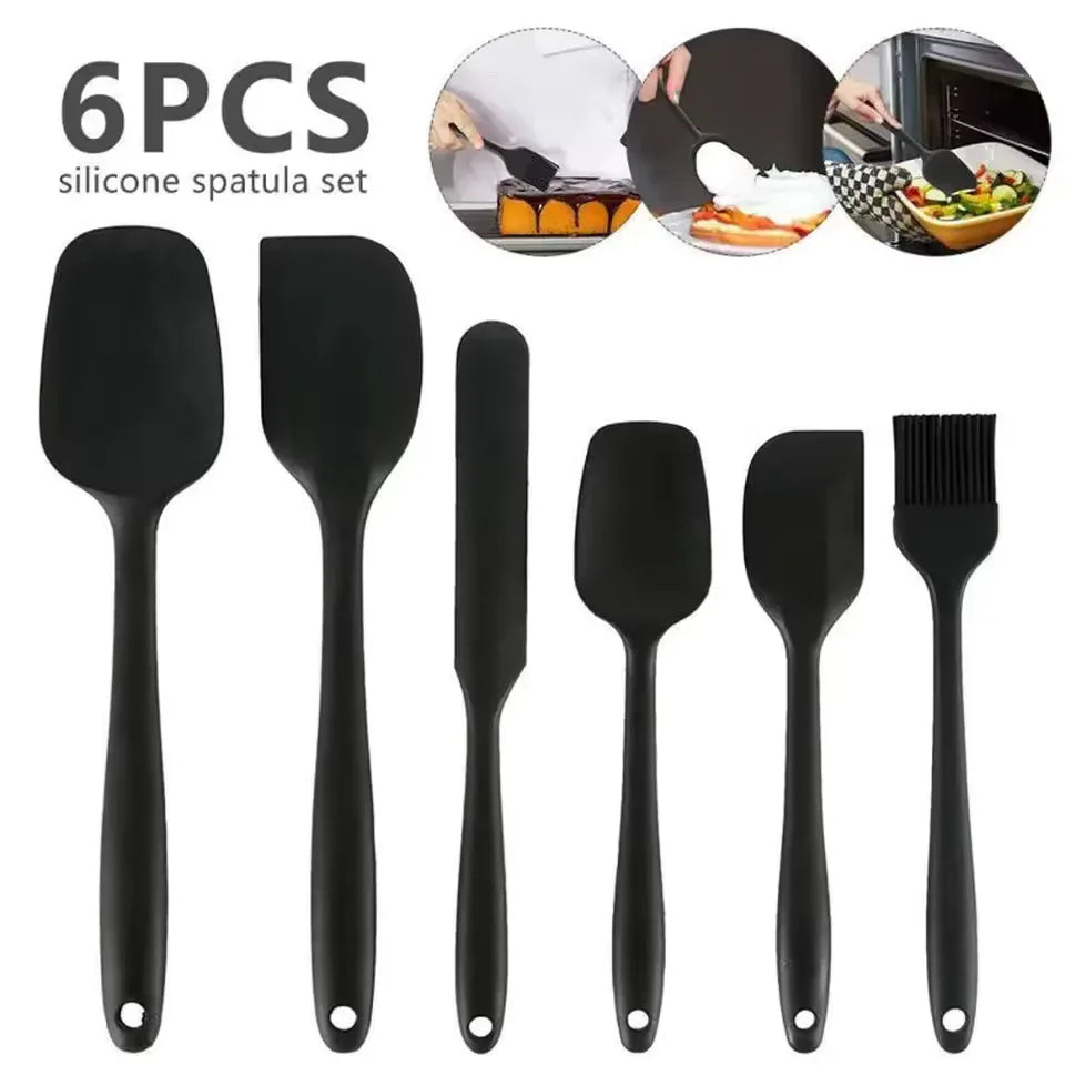 6-Piece Silicone Kitchenware Set – Non-Stick Cooking Utensils - Clarify.pk