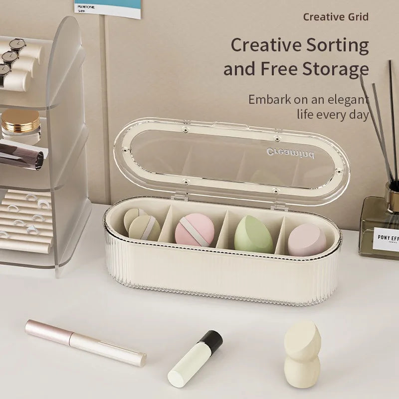 Acrylic Makeup Storage Box – Dust-Proof Beauty Station