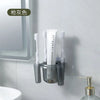 No-Drill Toothbrush Holder & Cup | Wall-Mount Shelf - Clarify.pk