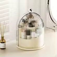 Glow Wave Rotating Makeup & Brush Organizer Carousel