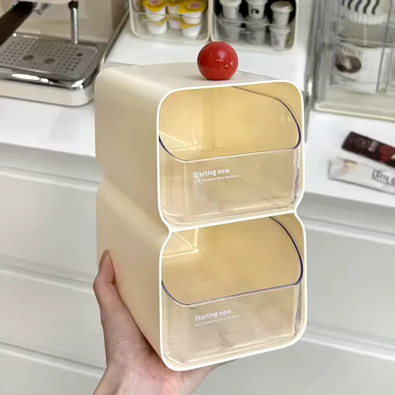 2 Pcs Desktop Storage Box – Multi-Purpose Organizer Set
