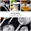 1Pcs Stainless Steel Strainer Oil Filter Strainer for Cooking Soy Milk Juice Frying Food with Long Handle Non-Deformation Mesh
