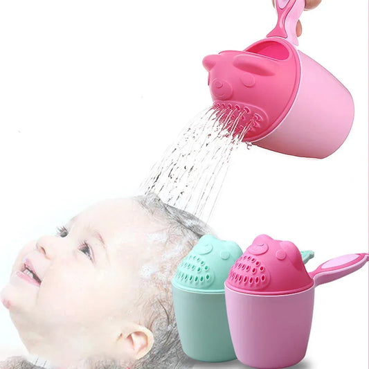 Cute Cartoon Baby Shampoo Cup – Kids Bath & Hair Washing Tool - Clarify.pk