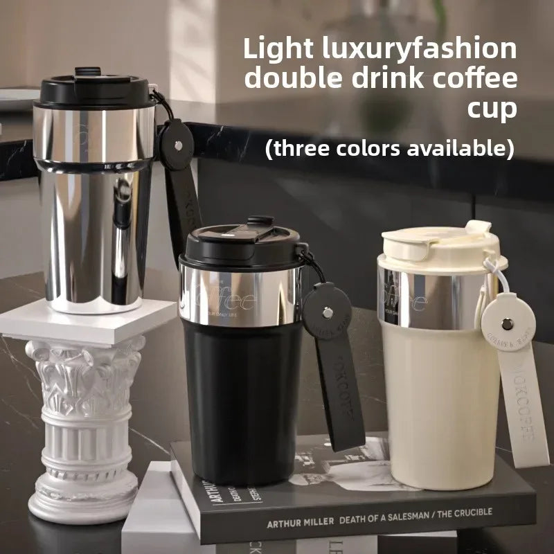 Double-Sided Insulated Coffee Cup – 316 Stainless Steel - Clarify.pk